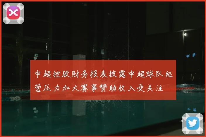 中超控股财务报表披露中超球队经营压力加大赛事赞助收入受关注